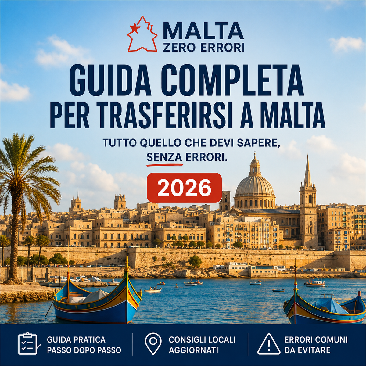 Guida Completa per Trasferirsi a Malta 2026